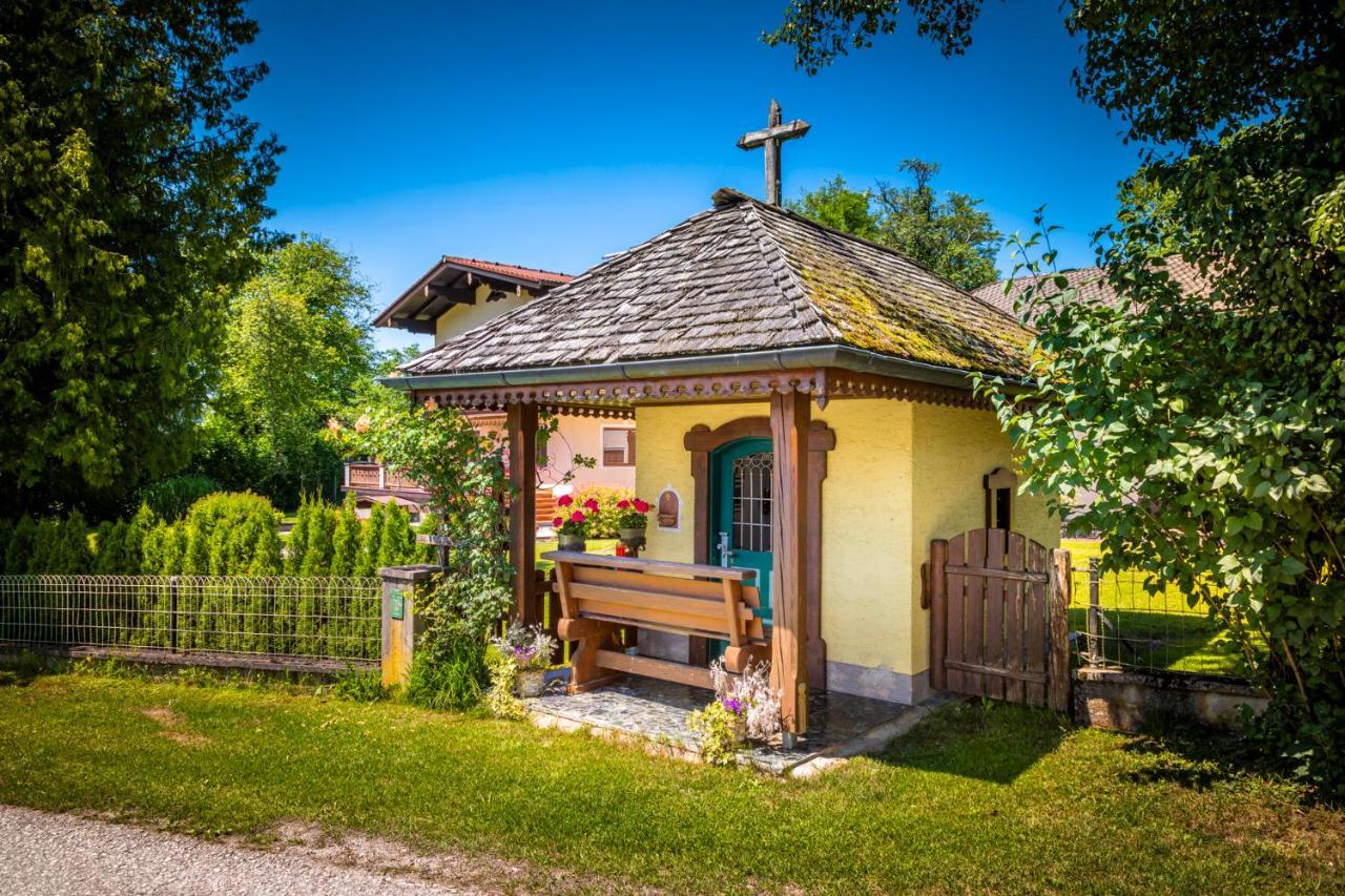 Ferienwohnung Wallmerhof Am Laendlichen Wimberg Adnet Exterior foto